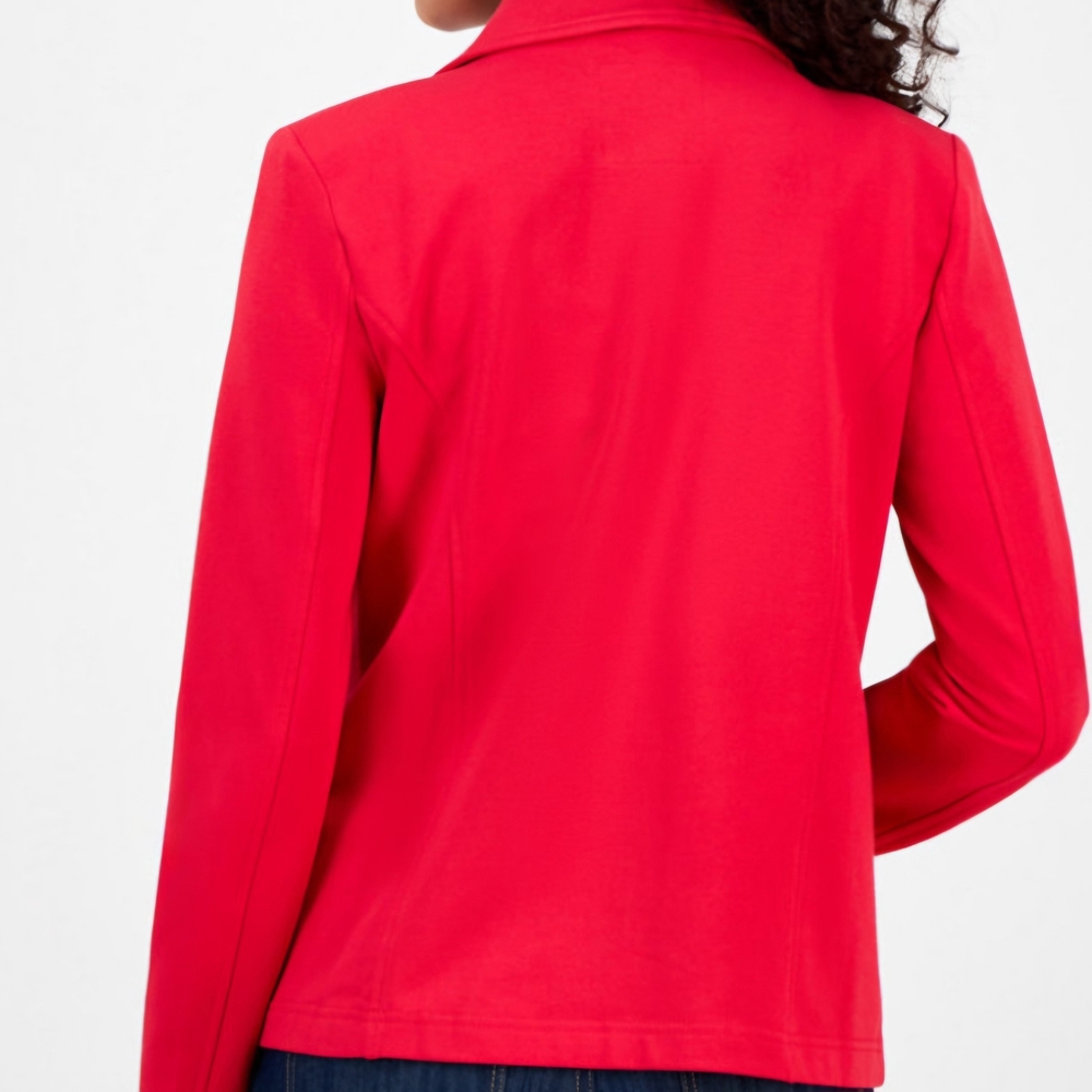 Nautica Women's Bold Red Suit Jacket